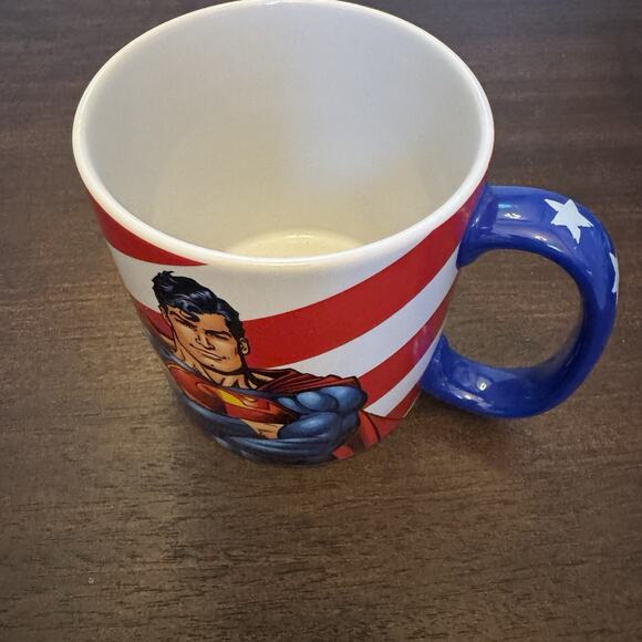 VTG Superman Large Coffee Mug Warner Bros. Studio Store Exclusive DC Comics 2001 - Picture 4 of 15